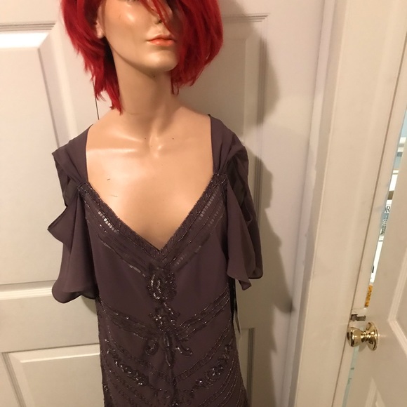 Beaded sequins dress